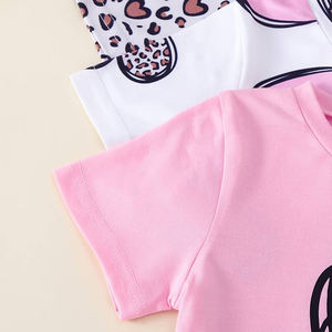 2025 Camisetas para niñas Poliéster/Algodón Peso pesado O-cuello Manga corta informal de alta calidad Hecho en Pakistán - Product Image 4