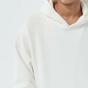 El mejor Material de los hombres Drop Shoulder Hoodie para otoño Alta demanda Cantidad a granel Cuello con capucha con impresión de logotipo frontal para invierno - Product Image 6