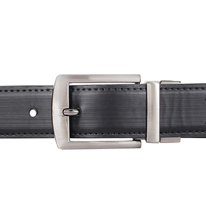 Cinturón de cuero genuino para hombre con estilo atemporal, hebilla resistente de calidad premium, diseño delgado y un aspecto moderno y elegante. - Product Image 6