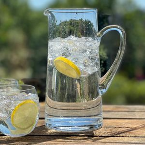 Carafe à eau en résine de polyester au design classique pour intérieur, texture résine avec motif tourbillon abricot aquatique, pour cuisine et cadeaux de Noël - Product Image 4