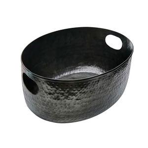 New Stainless steel hammered ice <b>bucket</b> wine tub Indoor Outdoor Restaurant <b>Beer</b> <b>Bucket</b> Party Bar Home Wedding wholesale - Product Image 3