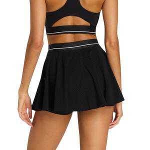 Noir séchage rapide plissé femmes Polyester Tennis entraînement vêtements de sport confortable léger vêtements de sport été jupes de plein air - Product Image 2