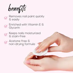 Instant <b>Nail</b> <b>Polish</b> <b>Remover</b> for Quick <b>Nail</b> Paint Removal, Gentle on <b>Nails</b> for Home & Salon Use, OEM Private Label Bulk Wholesale - Product Image 2
