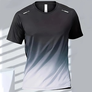 Men's T <b>Shirt</b> Badminton <b>Top</b> Quick Drying Men's Boxing Training Sport <b>Shirt</b> <b>Outdoor</b> Casual Running T <b>Shirt</b> Oversized Man Clothes - Product Image 1