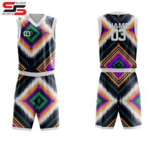 Printed Design Men Sportswear Basketball Uniform High Quality <b>Stitched</b> Quick Dry Fashion Sports Wear Basketball Uniform - Product Image 5