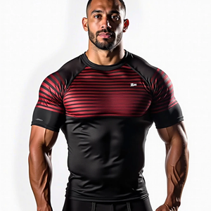 Personalizado Premium BJJ Rash Guards Fabricante al por mayor Sublimación Impresión MMA Ropa para entrenar y competir - Product Image 2