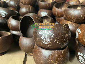 ลดราคาพิเศษสำหรับฤดูร้อน แก้วกะลามะพร้าวทำมือ 100% ธรรมชาติ มีทั้งแบบมีฐานและไม่มีฐาน รับทำโลโก้ตามสั่ง พร้อมตัวอย่างฟรี - Product Image 2