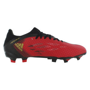 Chaussures de football Adidas X Speedflow.3 Terrain ferme Unisexe Rouge vif/Métallique doré/Noir foncé |   100% authentique - Product Image 3