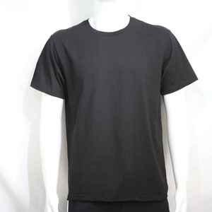 Camiseta de algodón de diseño personalizado para hombre, camiseta de fitness de manga corta con ajuste holgado teñido - Product Image 4