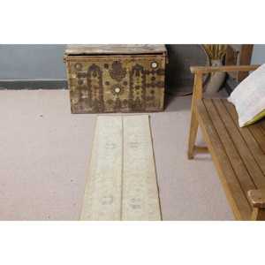 1.4x6.9 ft Turkish Vintage <b>Rug</b>, <b>Runner</b> <b>Rug</b>, Brown Animal Print <b>Rug</b> - Product Image 4