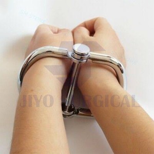 Esposas de acero inoxidable de alta calidad aprobadas por CE ISO para seguridad/esposas de acero duradero para profesionales - Product Image 2