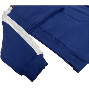 ชุดวอร์ม2ชิ้นสำหรับผู้ชายมีฮู้ดแบบรูดซิปพร้อมกางเกงผ้าฟลีซสำหรับวิ่ง - Product Image 3