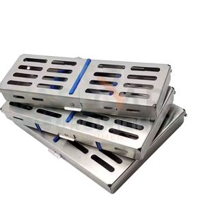 กล่องชั้นวางถาดเทปคาสเซ็ตฆ่าเชื้อสำหรับทันตกรรม5 7 10ที่วางเครื่องมือสำหรับการผ่าตัดสแตนเลสโดย surgiright - Product Image 2