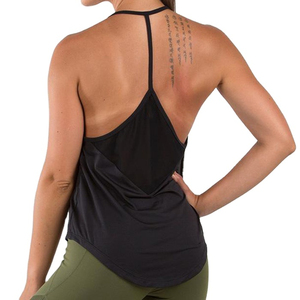 Camiseta sin mangas personalizada de alta calidad a precio barato para mujer, camiseta sin mangas de moda transpirable de secado rápido hecha de algodón para mujer, venta al por mayor - Product Image 6
