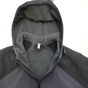 Chaqueta con Capucha de Invierno Unisex Informal con Cierre de Cremallera, Personalizada, Cortavientos, Impermeable, de Tela Suave con Forro de Algodón en la Parte Delantera - Product Image 4