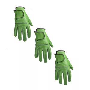 Gran oferta, guantes de Golf de cuero multicolor Cabretta para hombres y mujeres, cómodos guantes deportivos de verano, guantes blancos, características transpirables - Product Image 3