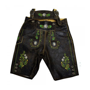 กางเกงขาสั้นหนังสำหรับผู้หญิงไม่ยับสำหรับฤดูใบไม้ร่วงฤดูหนาว - Product Image 1