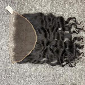 วิกผมดิบเกรด12A สไตล์เวียดนามสำหรับผู้หญิงผิวดำผมต่อแบบหยักและหยัก13X6 HD - Product Image 3