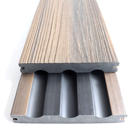 Super Decking en forme de M d'extrusion de Co imperméable de haute résistance 140x20mm plancher extérieur solide