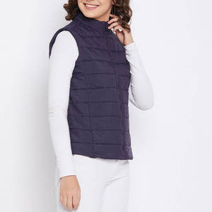 Chaqueta cortavientos de temporada de invierno con estampado de logotipo personalizado, Chaqueta de punto con cremallera y capucha de tela de algodón, soporte impermeable - Product Image 4