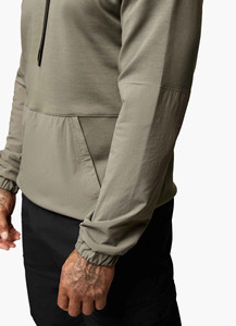 Sweat à capuche épais et lourd pour homme, coupe oversize, épaules tombantes, en molleton bouclette 500 460 400 g/m², personnalisable avec logo - Product Image 5