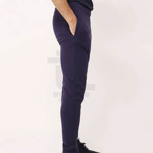 Pantalones de chándal ajustados informales para hombre superventas Material de lona cómodo de cintura media Servicio OEM disponible - Product Image 2