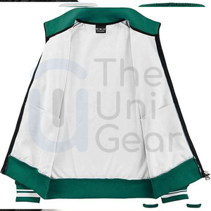 Conjunto Deportivo para Hombre, de Alta Calidad, Transpirable, Ligero, Verde Sólido, con Cremallera Completa, Nuevo Estilo Casual para Invierno, Venta al Por Mayor - Product Image 3