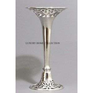 Ensemble de 3 tailles différentes en aluminium décoration de table trompette moderne nouveauté mariage et événements fête Ware fleur trompette - Product Image 5