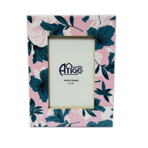 Marco de fotos de estrellas estrelladas 4x6, laca pintada en naranja, marcos de fotos de madera brillante, decoración para fotos, pinturas, paisajes y carteles - Product Image 3