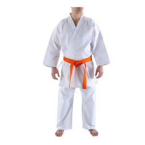 Uniforme de Karate con logotipo personalizado de alta calidad con bordado Precio de fábrica Aprobado Traje de Karate de artes marciales Nuevo diseño OEM 2025 - Product Image 2