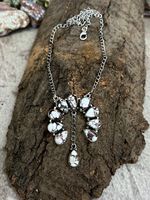 Fait à la main en argent Sterling cheval sauvage Turquoise Squash Blossom collier déclaration Western bijoux cadeau pour elle