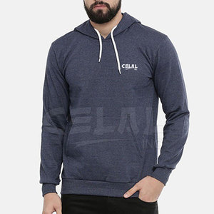Sudadera con capucha para hombre, de tejido de buena calidad, forro polar, con cremallera, Color sólido, a la moda - Product Image 4