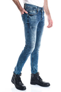 Pantalon en denim pour hommes Pantalon décontracté de haute qualité, confortable et décontracté Jean long pour hommes Vente en gros OEM en vrac - Product Image 4