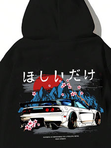 Fabricante personalizado de alta calidad de impresión de la gota del hombro de peso pesado Sudadera con capucha Hombres DFT Impreso Logo Vintage Sudadera con capucha térmica para los hombres - Product Image 4