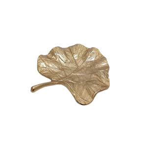 Plateau à vaisselle en forme de feuille en métal aluminium en forme d'étoile couleur dorée pour vaisselle de cuisine à domicile - Product Image 2