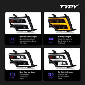 Faro Delantero LED de Alta Luminosidad TYPY para Pajero V93 V97 V87 2009-2021, Luces para Automóvil, Temperatura de Color 6000k 6500k, Nuevo, 12V - Product Image 6