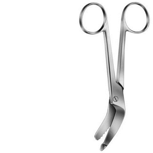 Ciseaux à plâtre BRUNS de haute qualité courbés 1 sonde à lame pointue 235 mm 9.14 "ciseaux médicaux chirurgicaux en acier inoxydable - Product Image 2