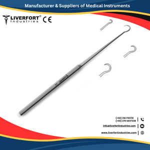 เครื่องมือผ่าตัด retractors Knap rollet retractors สแตนเลส160mm knapp retractor แหลม Prongs liver Fort ind. CE ISO - Product Image 3