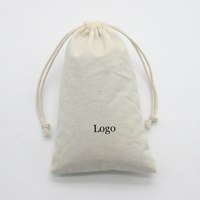 Sac à chaussures/pochette anti-poussière personnalisable en coton biologique de luxe avec cordon de serrage, réutilisable et lavable, 6 pouces, Khush Export pour usage professionnel et personnel