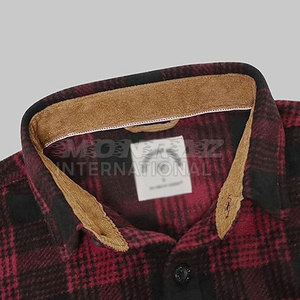Camisa de franela de algodón 2025 de alta calidad para hombre con diseño personalizado 100%, suministro a granel con características personalizadas - Product Image 3