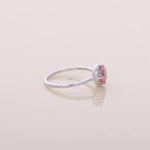 Anillo de Diamante Rosa de 1.04ct Cultivado en Laboratorio, Oro Amarillo, Blanco y Rosa de 18K con Baño de Rodio, Halo, Joyería de Compromiso, Certificado IGI, Micro Pavé - Product Image 4