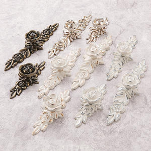 Classic Rose-shaped Zinc Alloy Furniture Handle Knob for Bedroom Kitchen Dining Cabinet Doors-Durable <b>Drawer</b> Dresser <b>Bathroom</b> - Product Image 5
