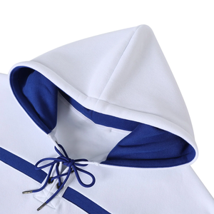 Sweat à capuche d'hiver blanc de l'université de Hampton, polaire unisexe de qualité supérieure, col en dentelle, logo brodé, design de sabres croisés - Product Image 5