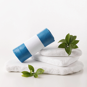 Venta al por mayor de bolsas planas desechables OXO biodegradables personalizadas, diseño de fuelle lateral en rollo para uso en supermercados, bolsas de basura para embalaje - Product Image 4