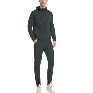 Sudaderas con capucha con logotipo impreso personalizado para correr, chándal de invierno para hombre, ropa deportiva de entrenamiento de gimnasio al por mayor - Product Image 1