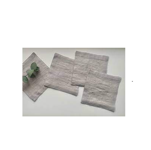 Sous-verre en lin fait à la main, napperons solides, tapis de Table en lin, paille en lin, tapis de Table de cuisine, dessous de verre avec vente - Product Image 5