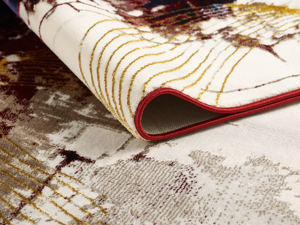 Alfombra turca de lujo hecha a máquina, color rojo intenso, premium, para sala de estar, del fabricante de Gaziantep. - Product Image 2