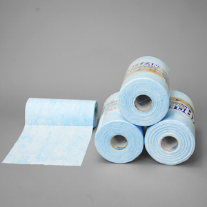 Rollo de paños de cocina desechables económicos de alta calidad hechos de tela no tejida ecológica y 100 g/m - Product Image 1