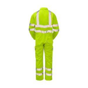 Ropa de Trabajo de Alta Visibilidad, Reflectante, Transpirable, Material de Algodón y Poliéster, la Mejor Calidad, Nuevo, Mono de Seguridad Transpirable - Product Image 2
