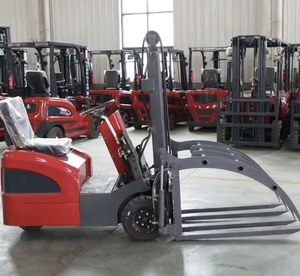 Petit chariot élévateur à 3 roues à batterie avec une capacité de 1500 kg, adapté à la manutention de palettes et aux travaux de construction - Product Image 3